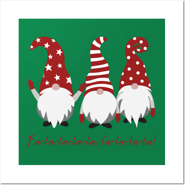 Christmas Gnomes Wall Art by Pop Cult Store